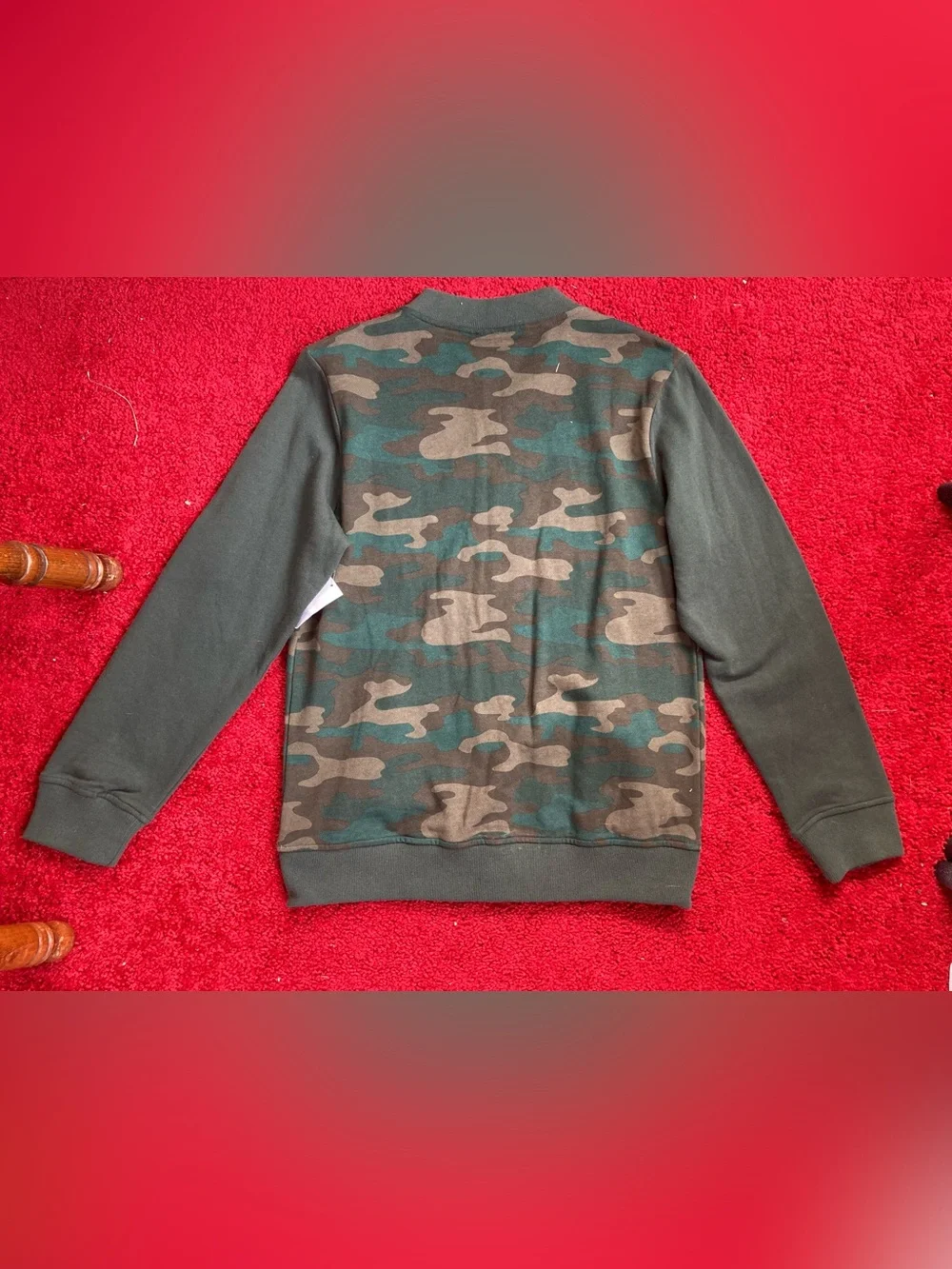 Route 66 Green Camo Zip Jacket